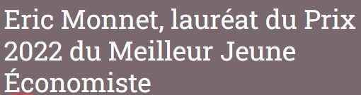 Ancien  étudiant BL Guist’hau prix du Meilleur jeune économiste 2022