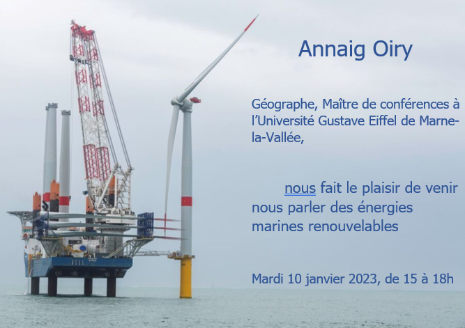 Intervention d’Annaig Oiry, spécialiste des énergies renouvelables